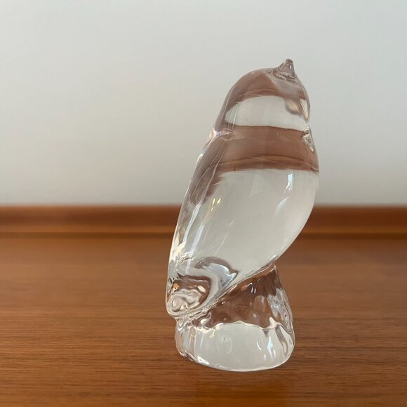 Vintage Owl Figurine by Reijmyre Crystal Sweden - Picture 6 of 7